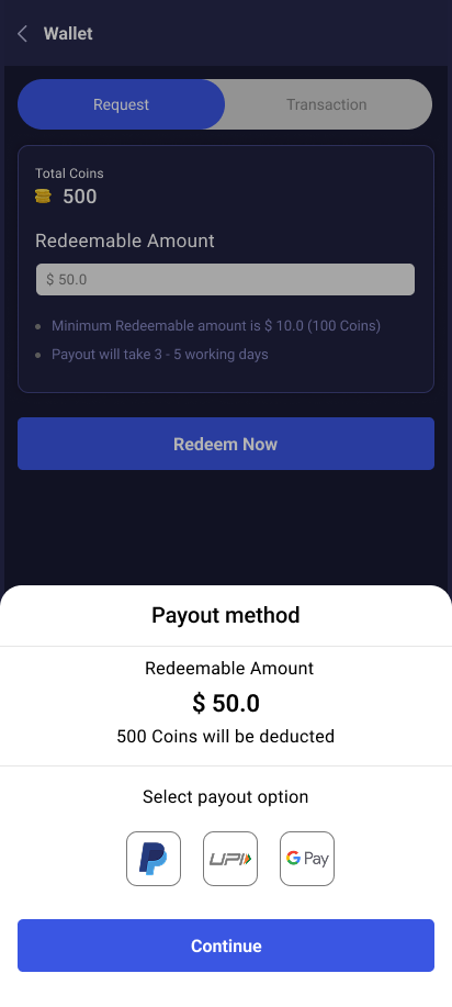 Payout Method