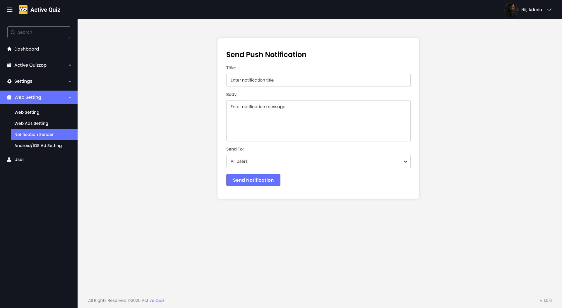 Notification Sender