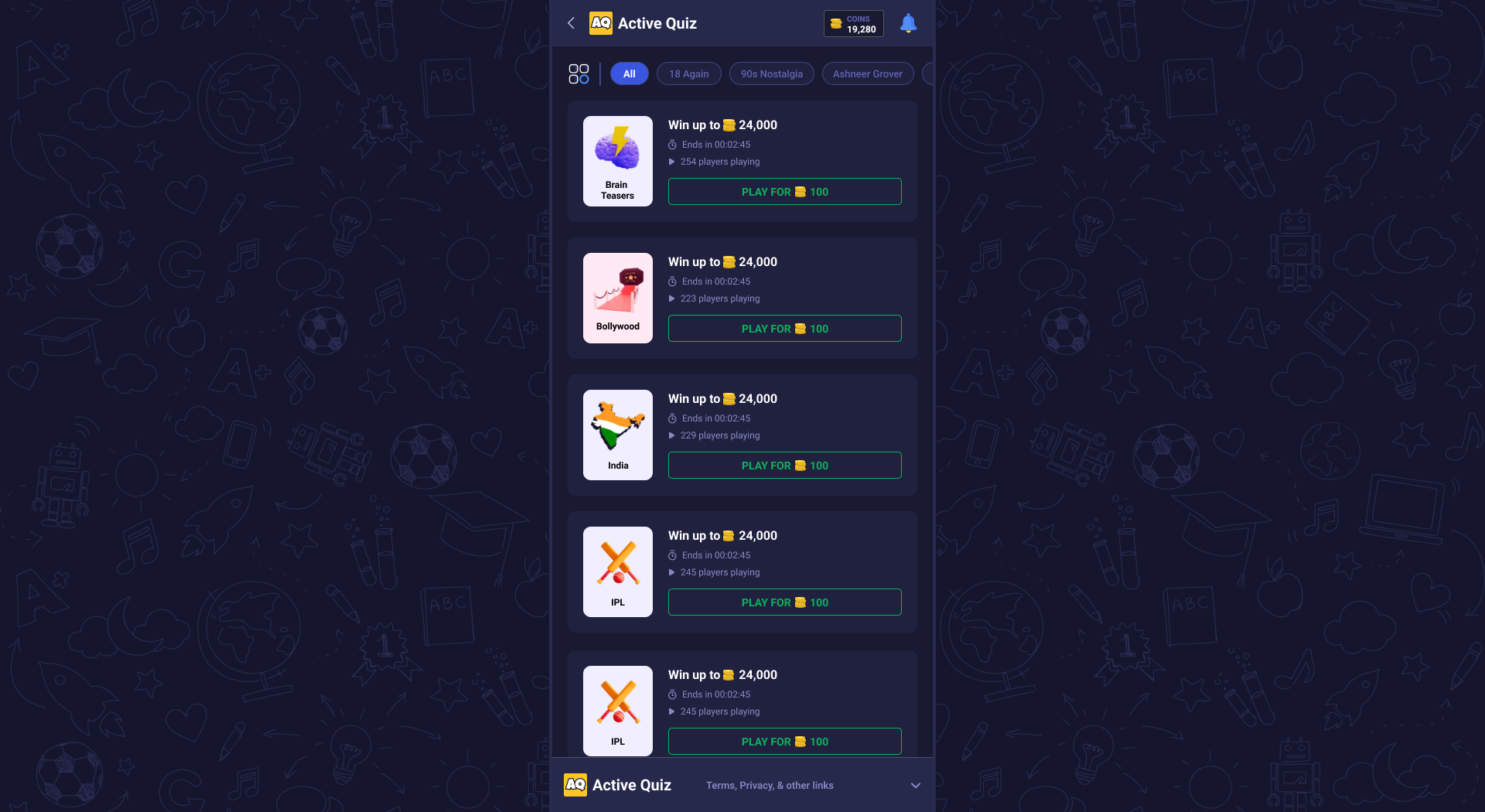See All Contests