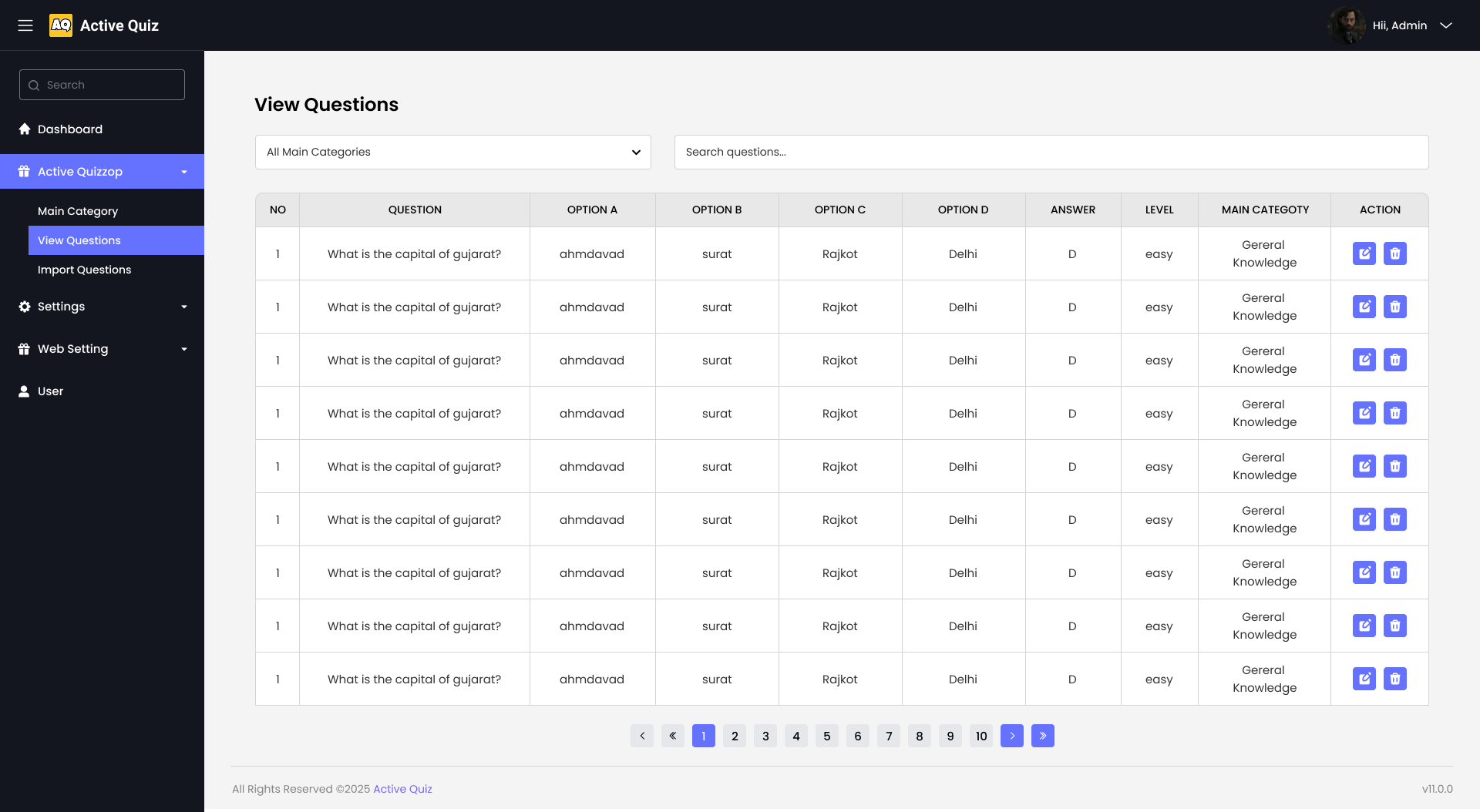 View Questions